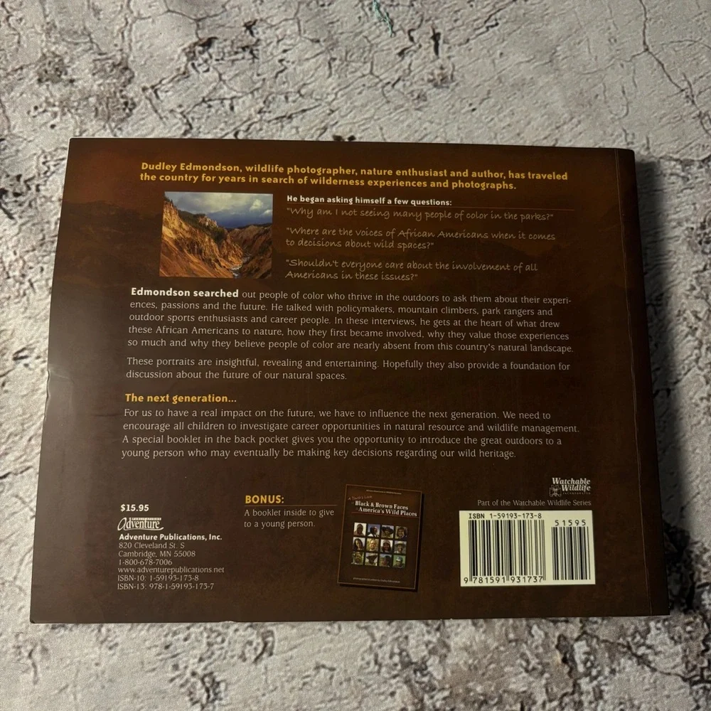 _Black & Brown Faces in America’s Wild Places_ by Dudley Edmondson, Signed Copy